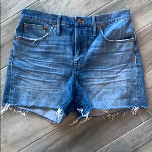 Madewell High Rise denim shorts